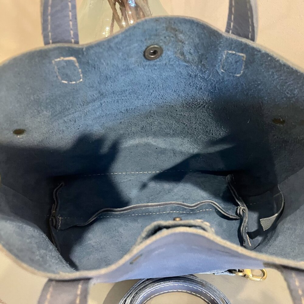 BRAND NEW~ORIGINAL INDIGO! PLG MINI CROSSBODY TOTE ~ FREE SHIPPING! - Picture 6 of 7